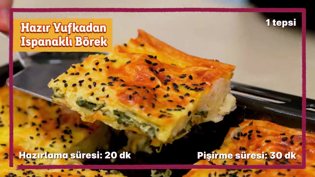 Çayın Yanına: Hazır Yufkadan Ispanaklı Börek