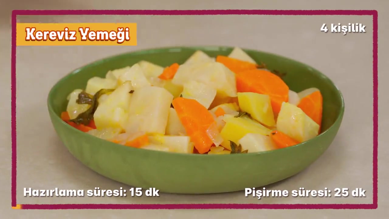 Hafif Lezzetlerin Biriciği: Kereviz Yemeği